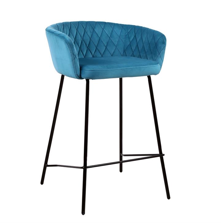 Cored Aqua Kitchen Stool