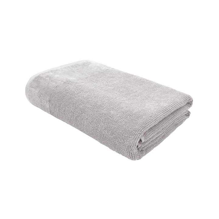 Costa Cotton Bath Sheet 82x160cm Silver