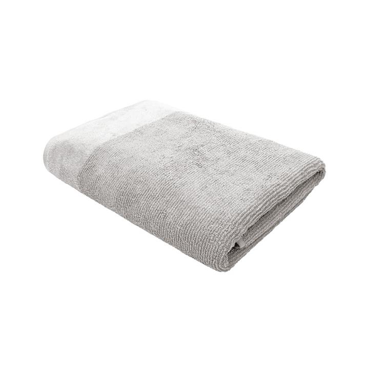 Costa Cotton Bath Towel 68x140cm Silver