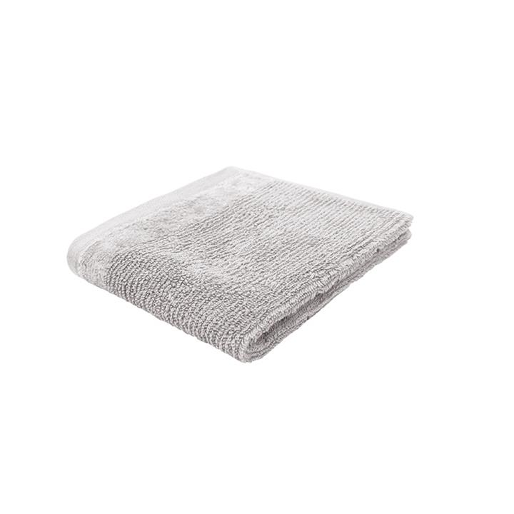 Costa Cotton Face Washer 33x33cm Silver
