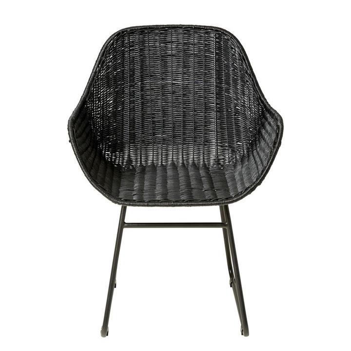 Cove Black Rattan Dining Chair