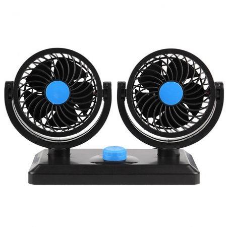 Creative Car Double Head Fan