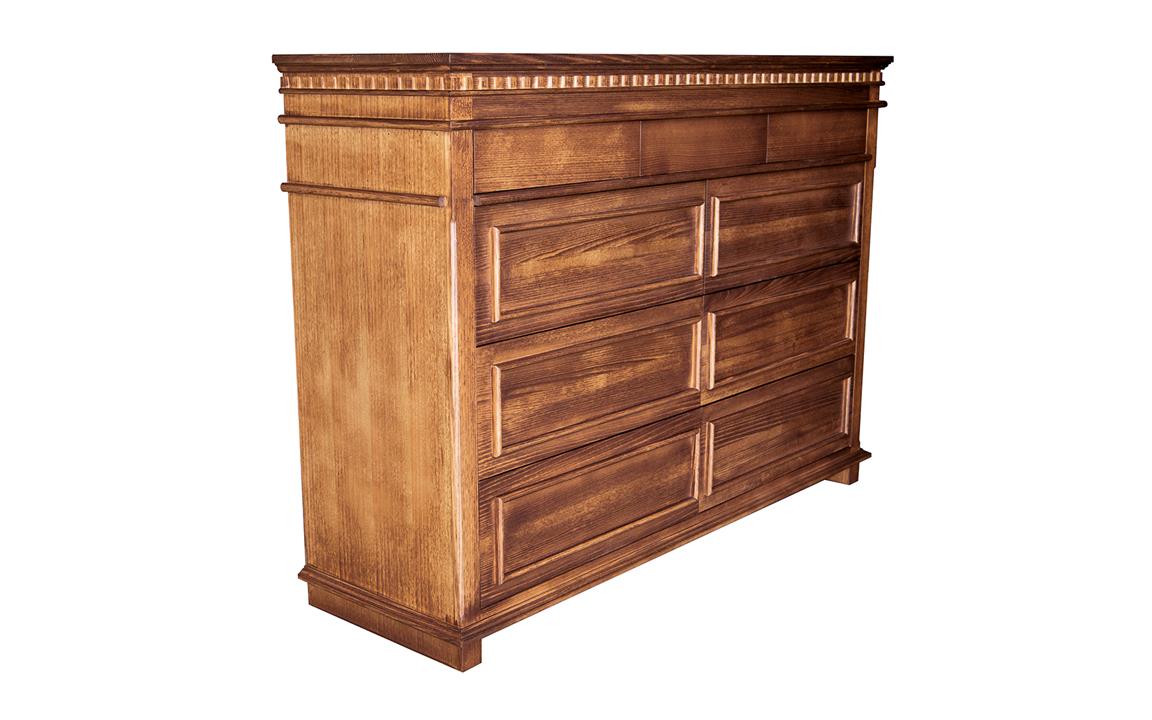Crown custom timber tallboy  9 drawers with push mechanism drawers