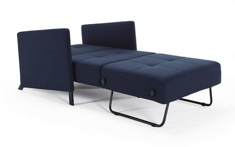 Cubed 90 single sofa bed with arms - innovation living