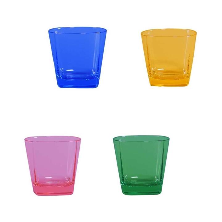 D-Still 260ml Coloured Tumblers Set of 4