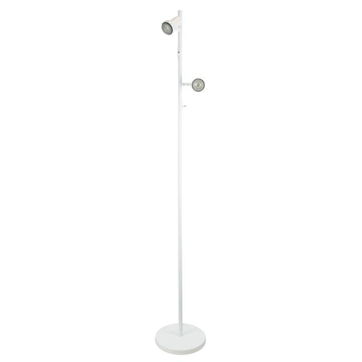 Daxam Led Twin Floor Lamp White