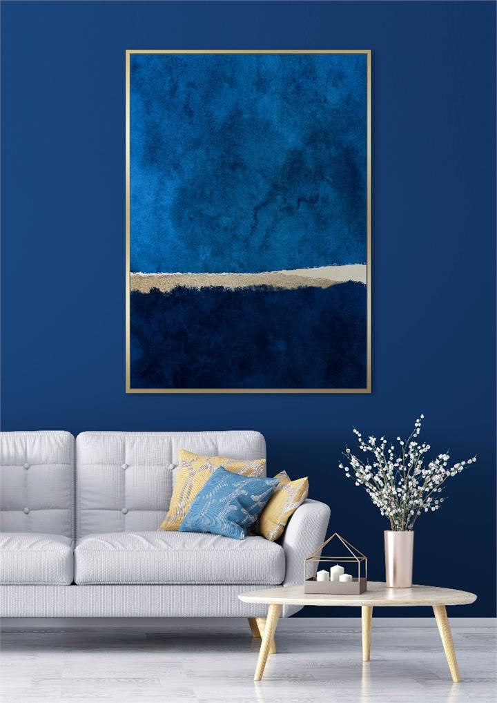 Deep Water Abstract Wall Art 100X140