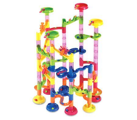 Deluxe Marble Race / Marble Run Play Set - 105 Pieces