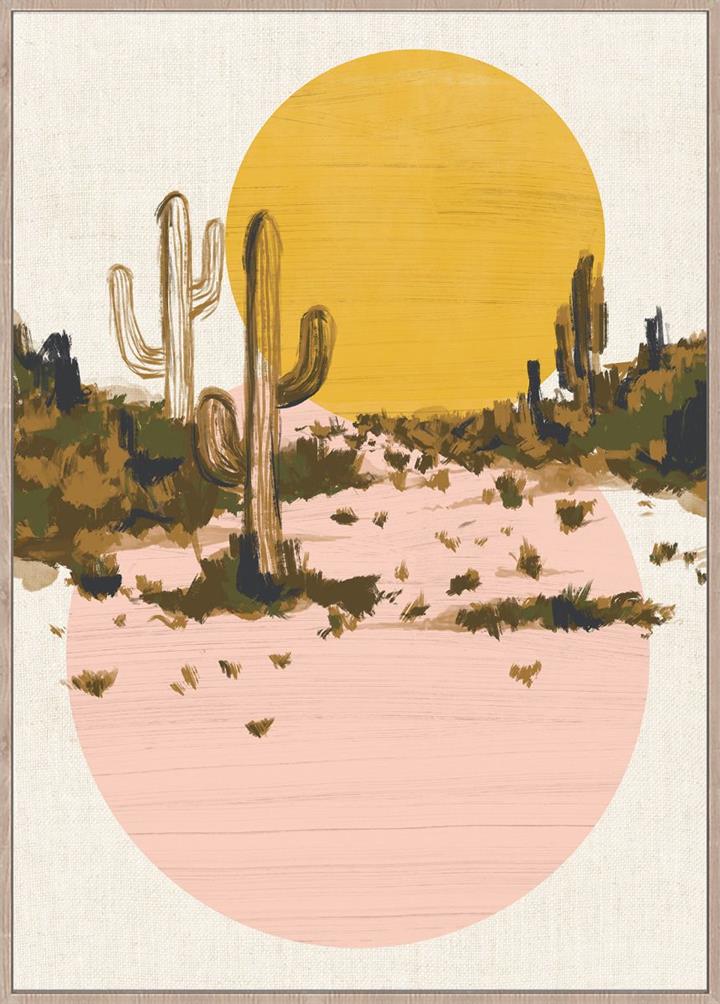 Desert Sunrise Wall Art - 100x140cm