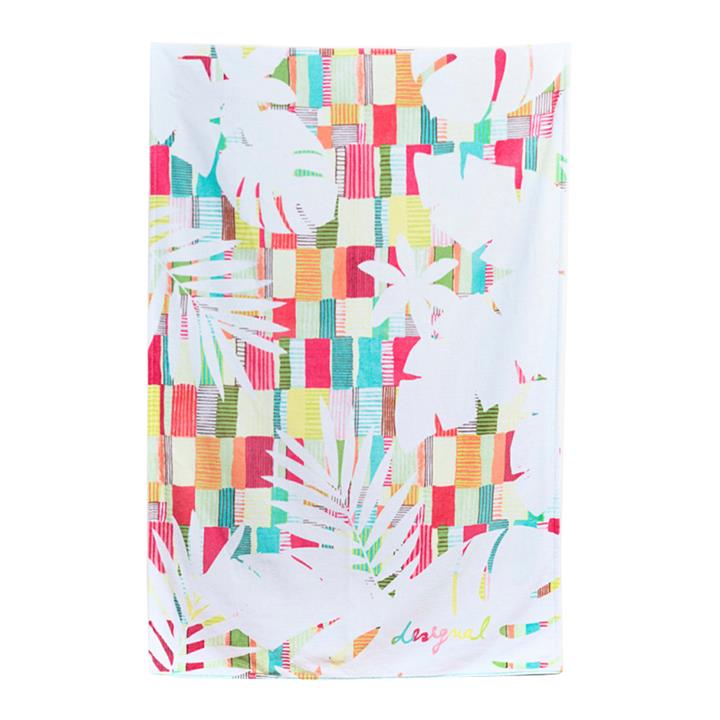 Desigual Bath Sheet 95 X 150cm Sauvage Squares