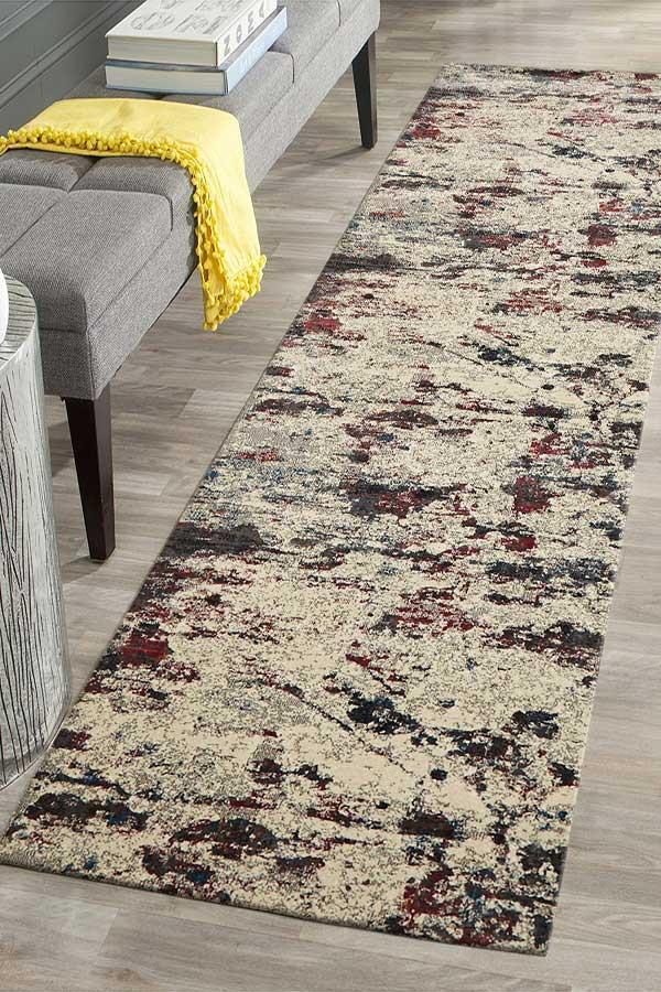 Destiny Modern Stone Rug 400x80cm