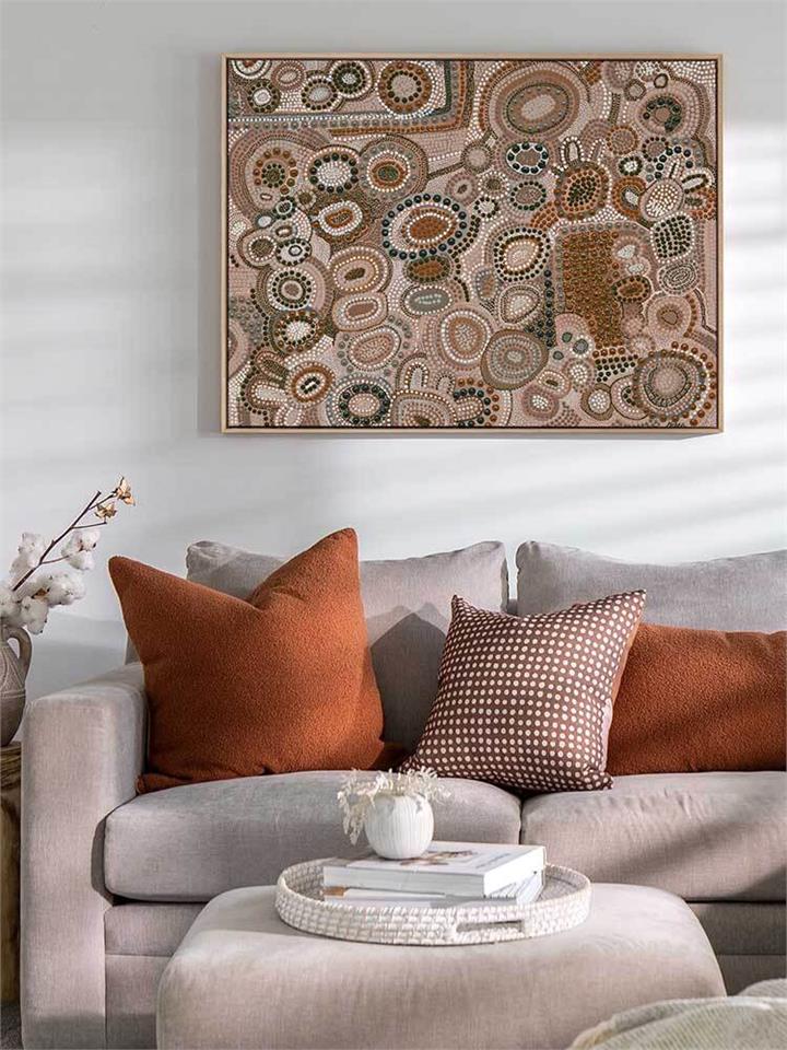 Dharrang - Oak Box Frame Canvas - 90x120 - Landscape