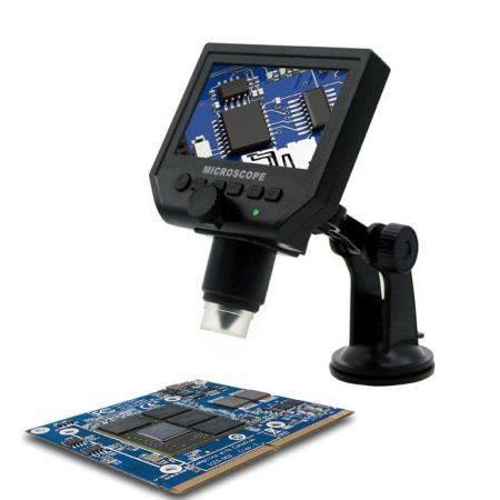 Digital Electronic Industrial Inspection Video Microscope 3.6MP 600X Magnifier