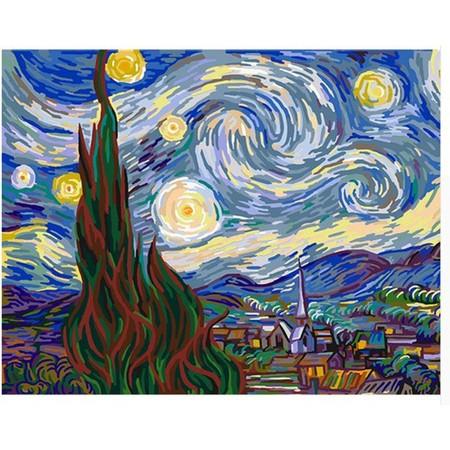 DIY Color Painting By Numbers 500pcs Puzzle Jigsaw #13
