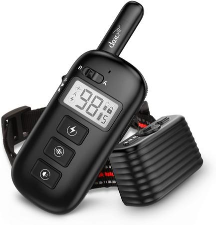 Dog Training Collar 2 in 1 Anti-Bark Collar - Rechargeable Dog Shock Collar w/3 Training Modes, 100% Waterproof