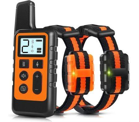 Dog Training Collar Waterproof Shock Collars for Dog with Remote Range 1640ft 3 Training Modes  for Small Medium Large Dogs