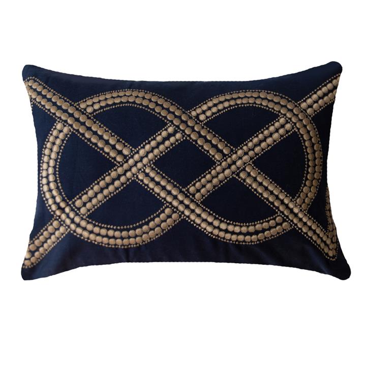 Dot Chain Knot Lumber Navy