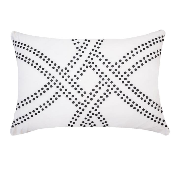 Dot Polar White w Black Dot