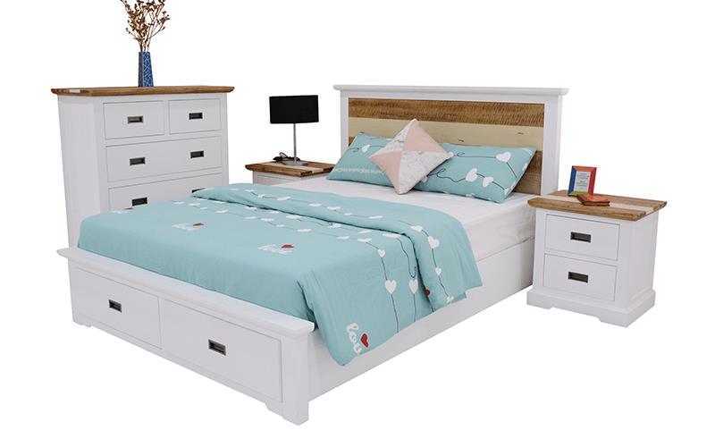 Dover timber wooden bed - suite options