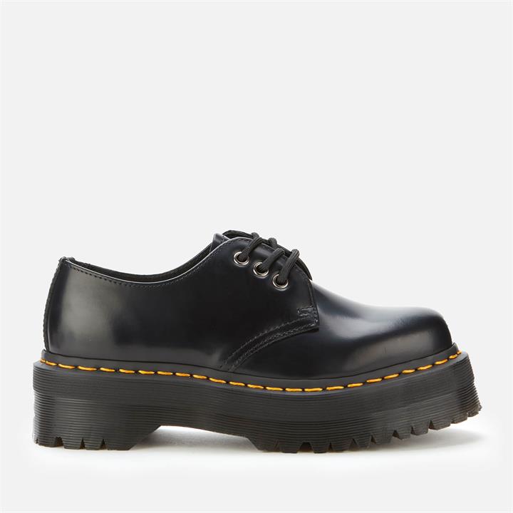 Dr. Martens 1461 Quad Leather 3-Eye Shoes - Black - UK 10