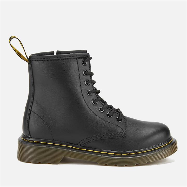 Dr. Martens Kids' 1460 Softy Leather Lace-Up Boots - Black - UK 11 Kids