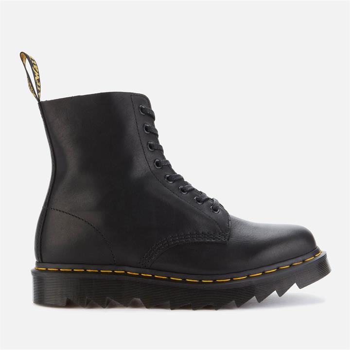 Dr. Martens Men's 1460 Pascal Ziggy Leather 8-Eye Boots - Black - UK 8