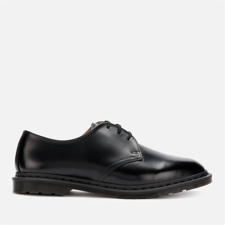 Dr. Martens Men's Archie II Polished Smooth Leather Derby Shoes - Black - UK 8