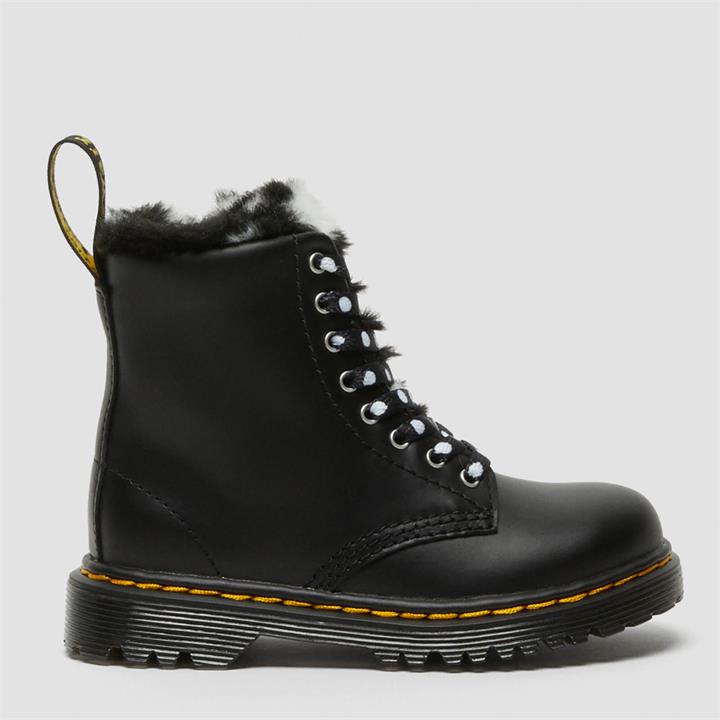 Dr. Martens Toddlers' 1460 Serena T Lace Up Boots - Black Romario - UK 9 Kids