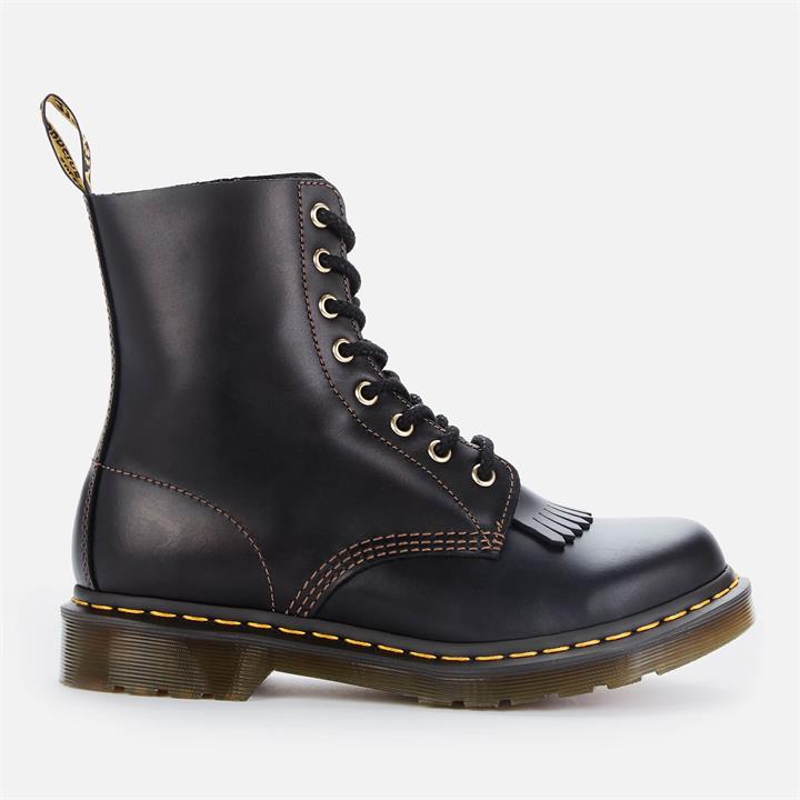 Dr. Martens Women's 1460 Pascal Waterproof Leather 8-Eye Boots - Black - UK 4