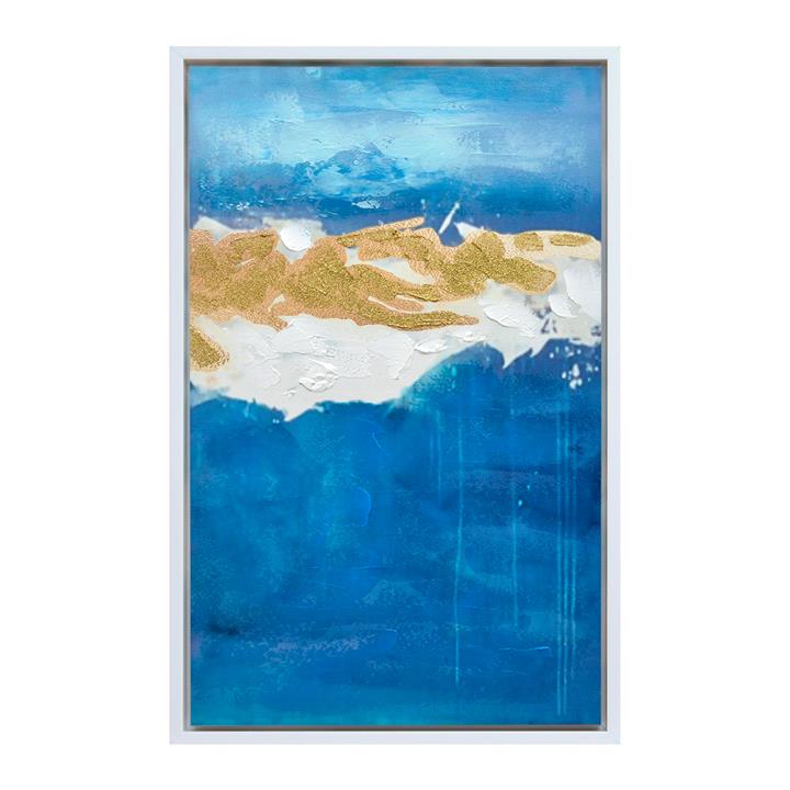 Drifting Blues Enhanced Canvas Print