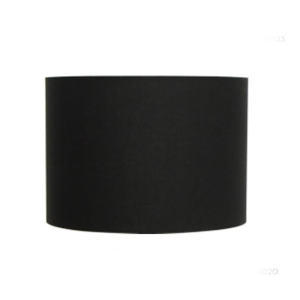 Drum Shade Black 28cm Dia