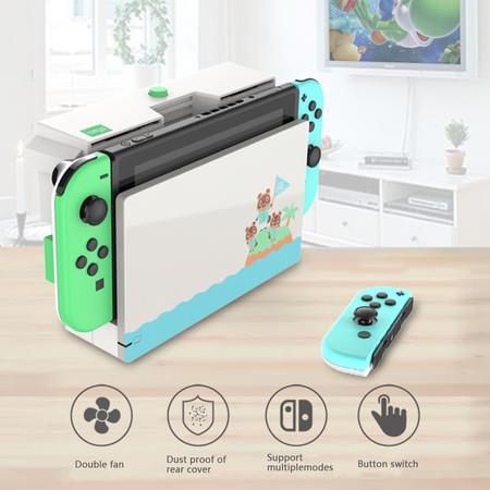 Dual Cooling Fan Heatsink For Nintendo Switch NS N-Switch Game Console Dock Stand Cooler