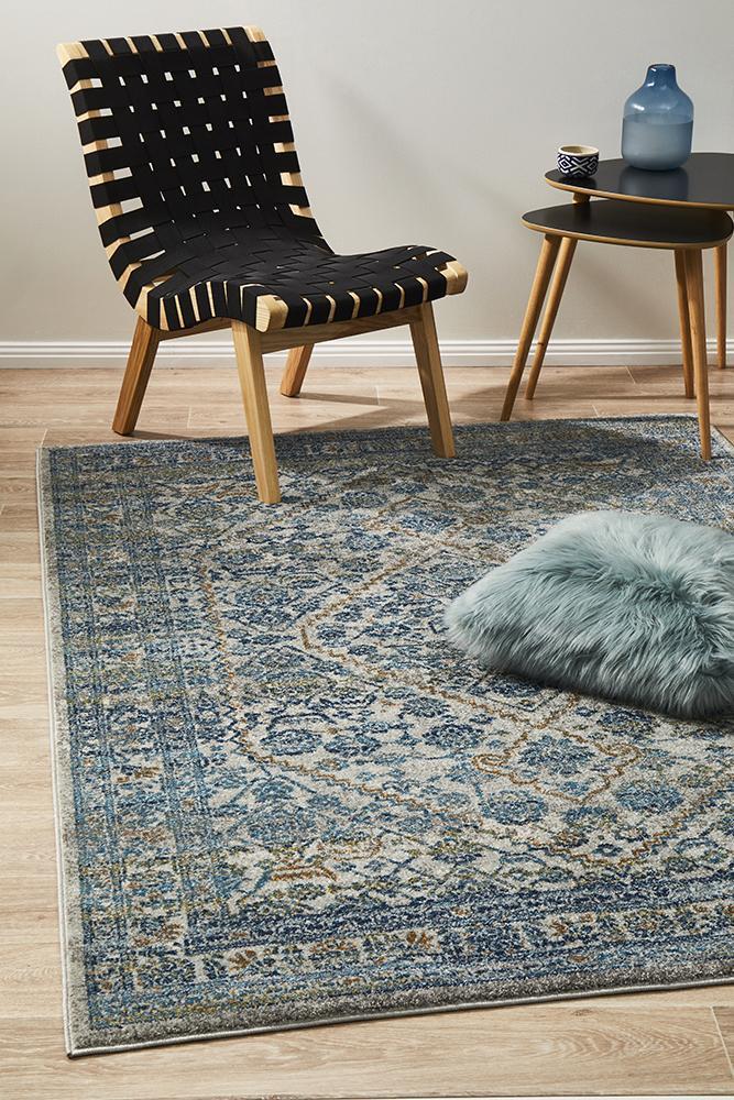 Duality Silver Transitional Rug 230x160cm