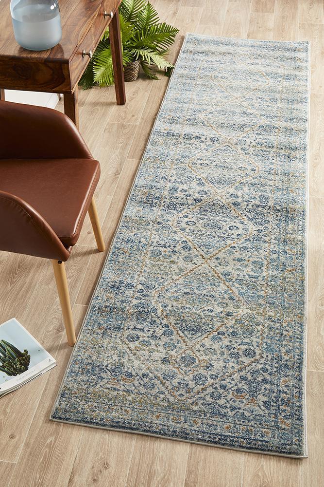 Duality Silver Transitional Rug 500x80cm