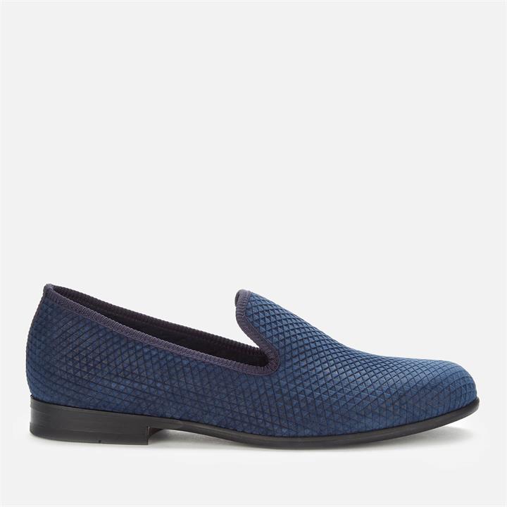 Duke + Dexter Men's Duke Pyramid Loafers - Navy - UK 7