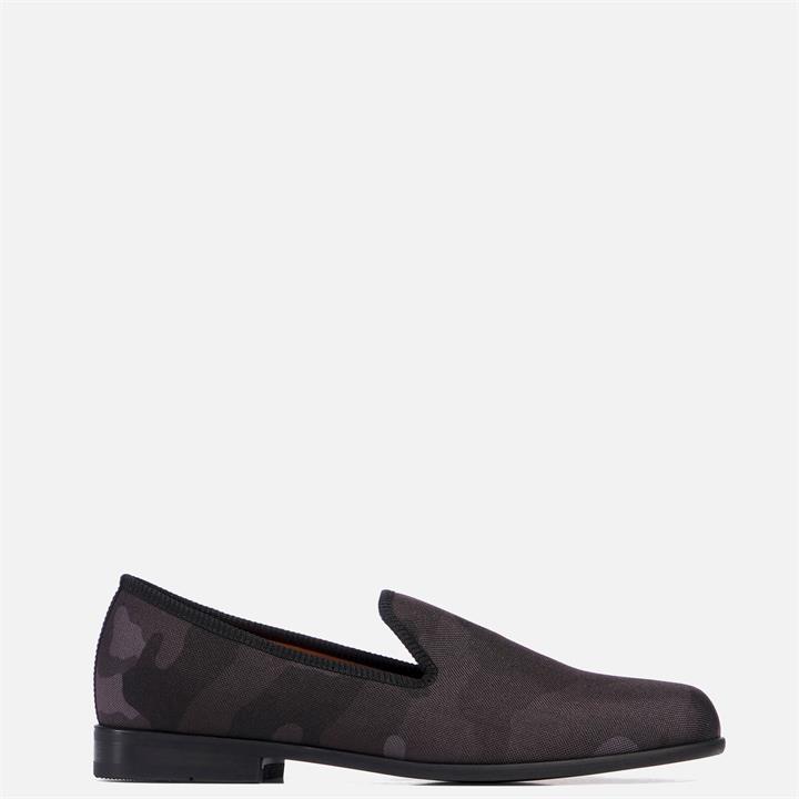 Duke + Dexter Men's Duke Stealth Camo Loafers - Black - UK 7