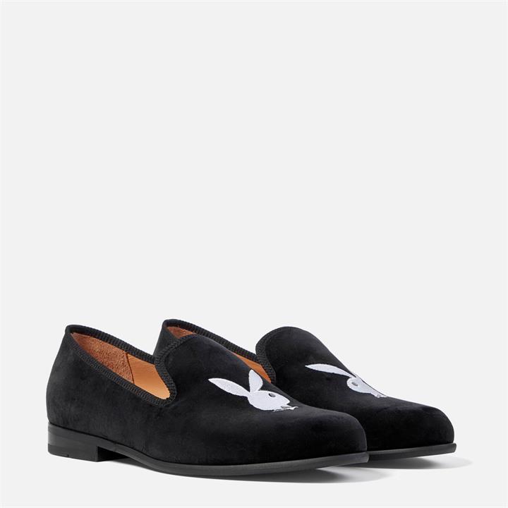 Duke + Dexter X Playboy Men's Duke Playboy Bunny Loafers - Black - UK 7