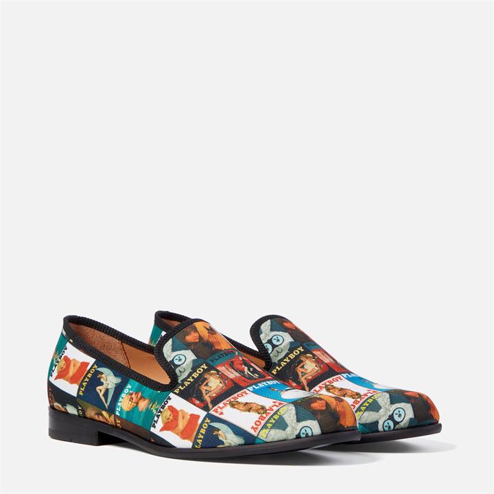 Duke + Dexter X Playboy Men's Duke Playboy Cover Loafers - Multi - UK 7