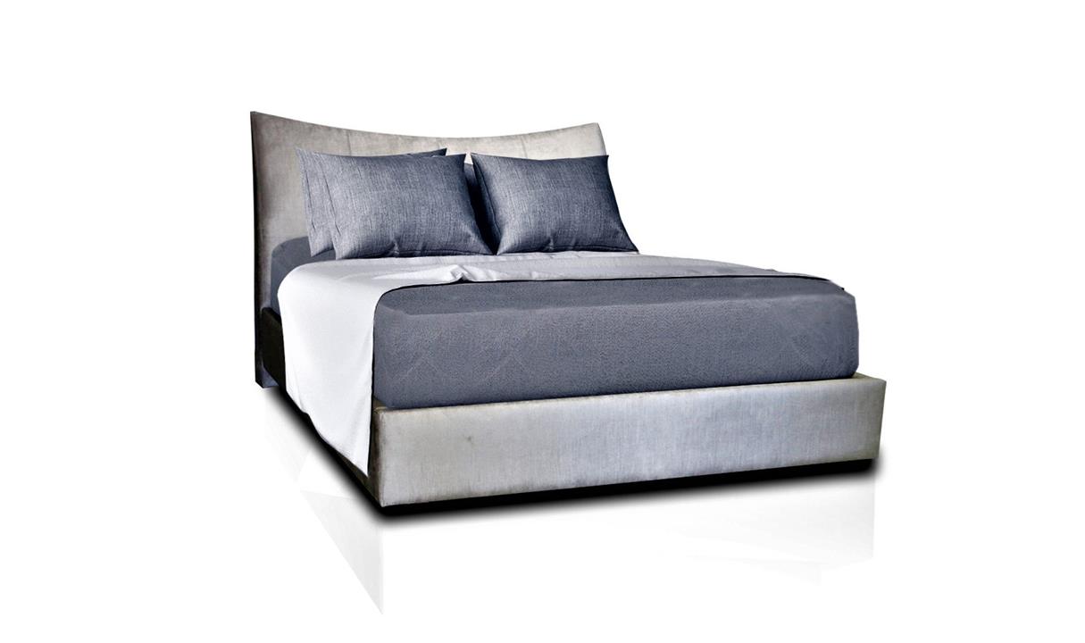 Duke floating  custom upholstered bed frame