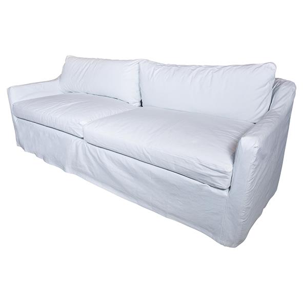 Dume Sofa White Cotton