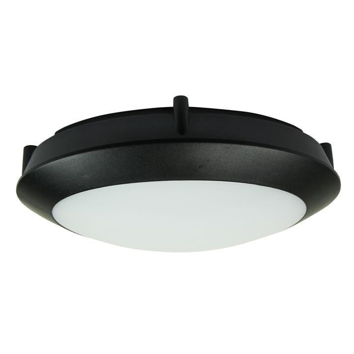 Duro.20 7W Led Bulkhead Black Pc