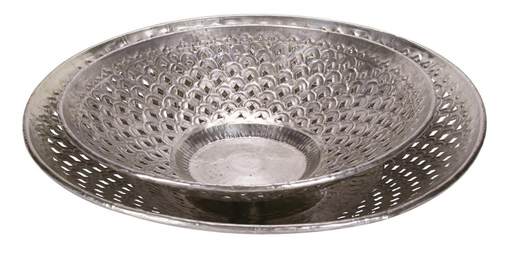 Eastern Influenced Aluminium Bowl
