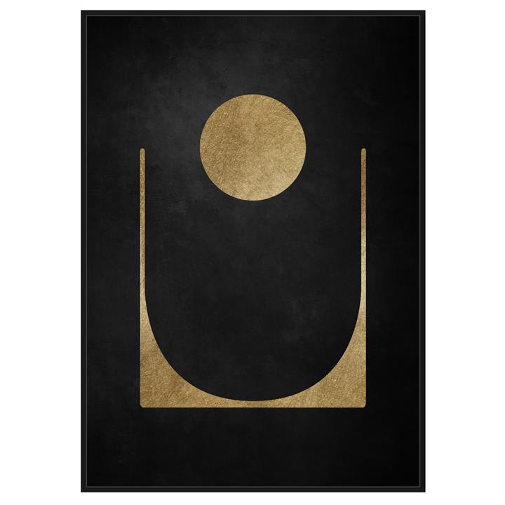 Eclipse Gold Foil Print 83x123cm