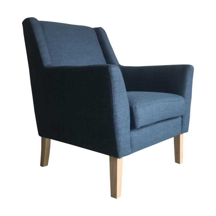 Eden Armchair denim fabric