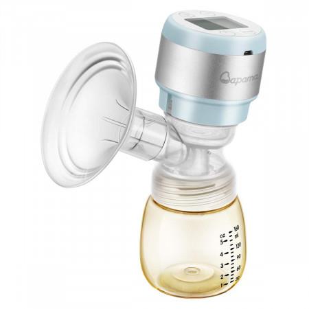 Electric Breast Pump Single Suction Breastfeeding Pumps Kit Portable Breast Massage with Smart LED Touchscreen USB Charging PPSU Baby Bottle