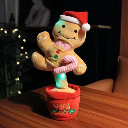 Electronic Dancing Chirstmas Tree Plush Toy for Baby,Talking Dancing Singing Mimicking Repeating Chirstmas Toy for Best Gift for Kids and Home Ornament (Little Bear)