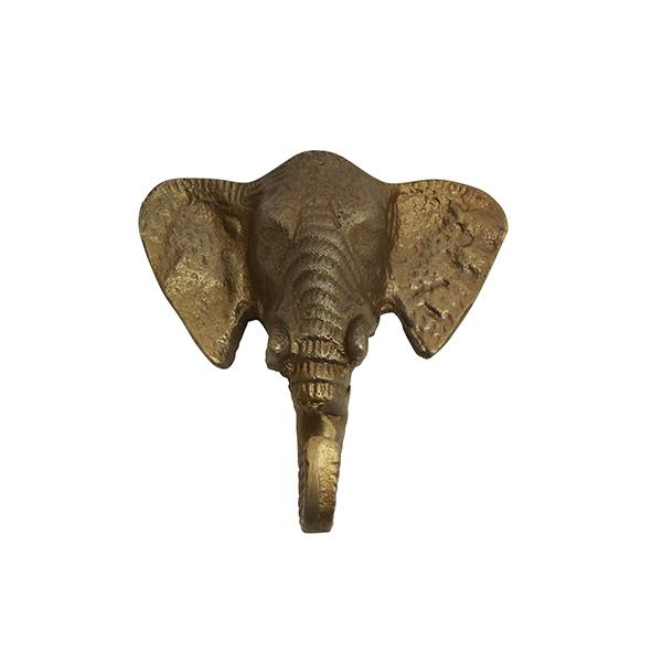 Elephant Hook Brass Finish