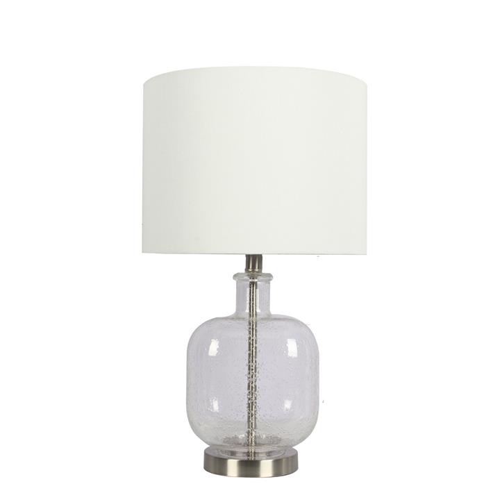 Elise Glass Table Lamp Complete