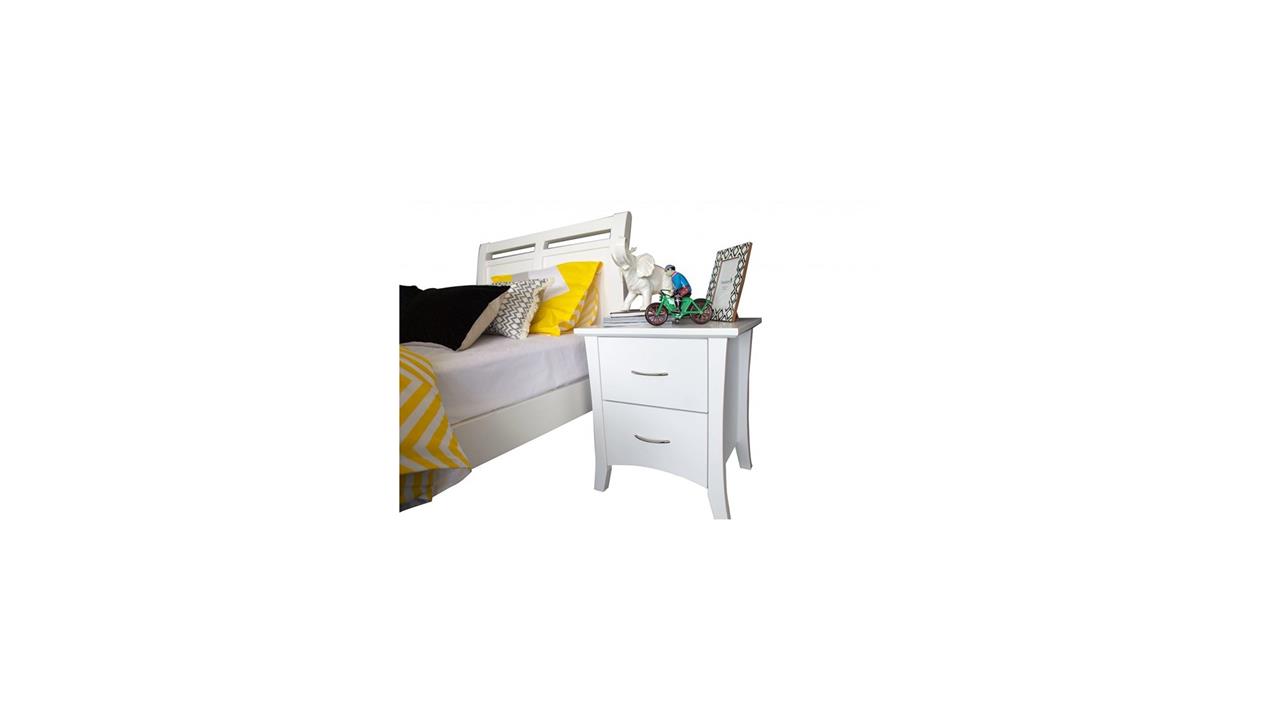Ella 2 drawer timber bed frame - suite option
