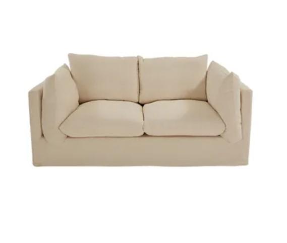 Ella Ivory Sofa - 2 Seat